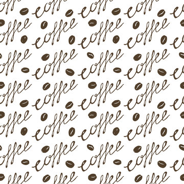 Fototapeta Coffee Seamless Pattern