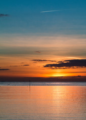 Coucher de soleil sur Port Navalo