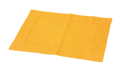 yellow place mat
