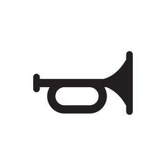trumpet icon illustration