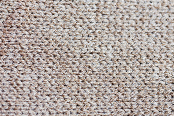 close up of knitted item
