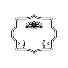 Label premium stamp icon vector illustration graphic design