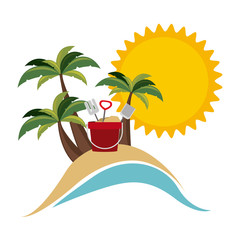 symbol beach icon image, vector illustration design