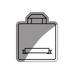 Shopping bag present icon vector illustration graphic design
