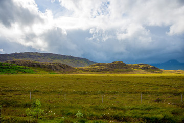 Fototapeta na wymiar Iceland road view