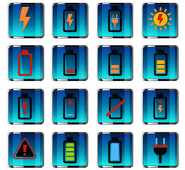 battery icon set