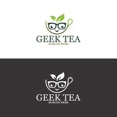 geek food logo in vector