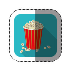 symbol popcorn icon image, vector illustration design