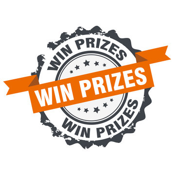 Win Prizes stamp,Sign.Seal logo