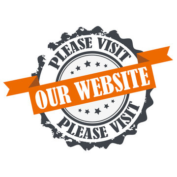 Please visit,website stamp logo sign seal