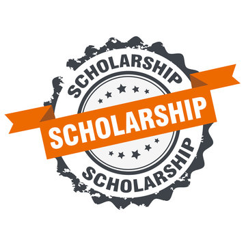 Scholarship stamp sign seal logo