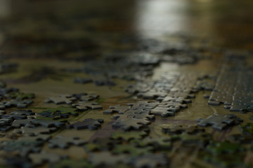 Naklejka premium Jigsaw Puzzle