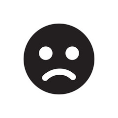 sad smiley icon illustration