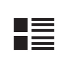 menu icon illustration