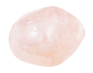 pebble of morganite (pink beryl, vorobyevite) gem