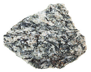 specimen of lujaurite stone isolated