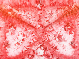 abstract red pattern on silk batik