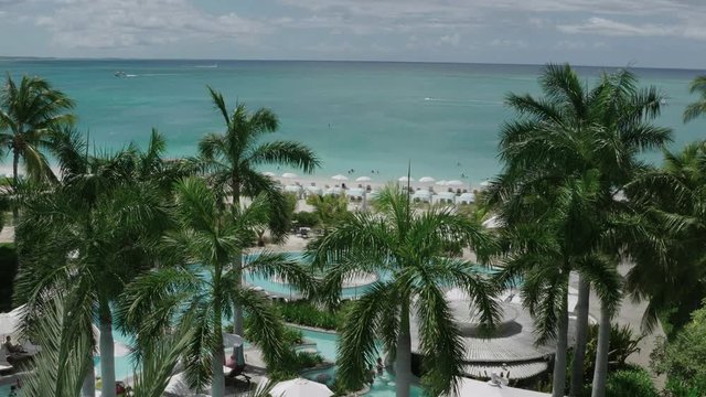 The blue waters of Turcs and Caicos Islands