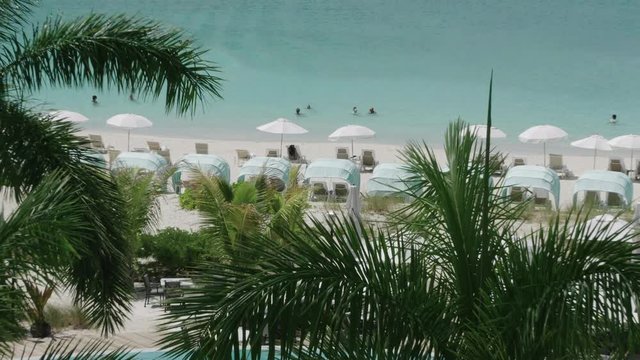 The blue waters of Turcs and Caicos Islands