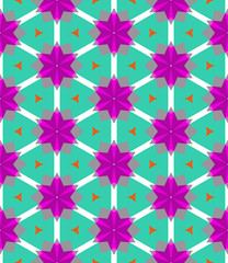 Multicolor geometric pattern in bright color.