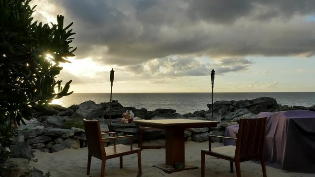Dinner at the beach - Turcs and Caicos Island