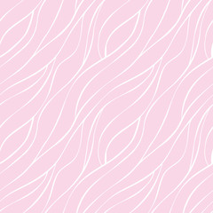 Fototapeta na wymiar Seamless pattern with hand drawn doodle waves. For textile, background, wrapping paper, surface design. Abstract wavy drawings