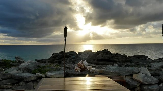 Dinner at the beach - Turcs and Caicos Island