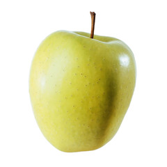 apple with water drops isolated on white