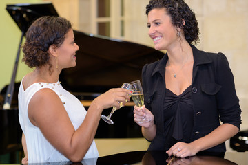 celebration after the concert