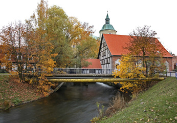 View of Slupsk. Pomeranian voivodeship. Poland