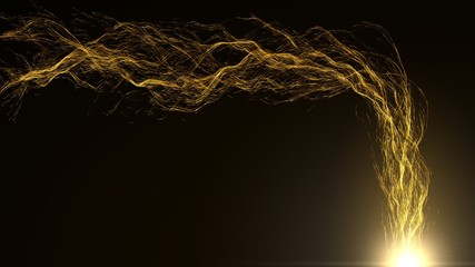 extraction of energy particles