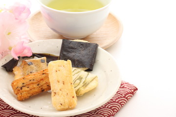 Japanese confectionery, rice creaker Senbei
