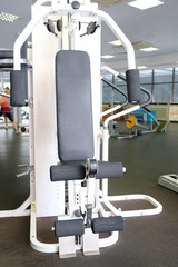 Interior of a fitness hall