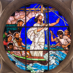 Obraz na płótnie Canvas Jesus Calms the Storm