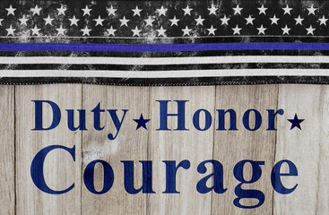 Duty Honor and Courage message