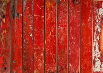 colorful vibrant red wooden planks background texture pattern / holz hintergrund rot vorlage textur © stockphoto-graf