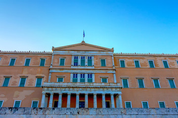 Royal Palace on Syntagma Square in Athens, Greece