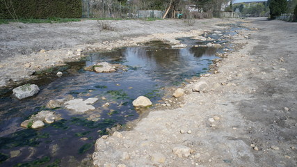 Roman excavation Mainz Gonsenheim, Rheinland-Palatinate, Germany - 01.04.2014