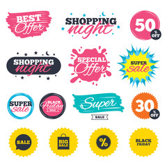 Sale speech bubble icon. Discount star symbol.