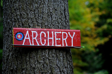 archery sign