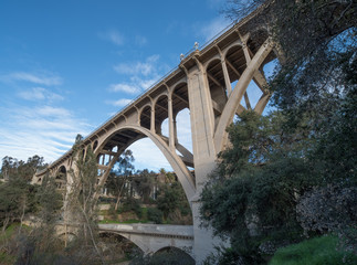 The Colorado Street Bridge in Pasadena.
