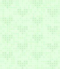 Green heart pattern. Seamless vector