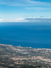 Fototapeta na wymiar Blick auf den Atlantik von Teneriffa