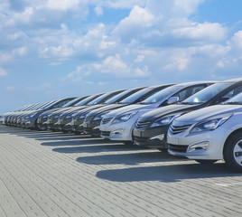Cars For Sale Stock Lot Row