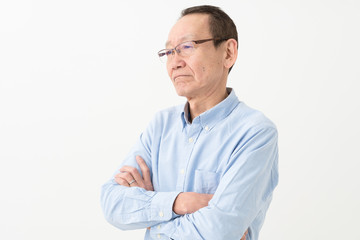悩む・シニア男性