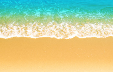 Wave & Sand beach background
