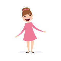 Happy young girl