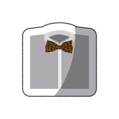 men's shirts with tie icon image design, vector illustration