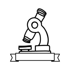 microscope icon stock image, vector illustration design