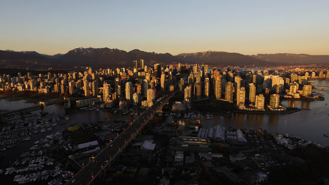 Downtown Vancouver Aerial 